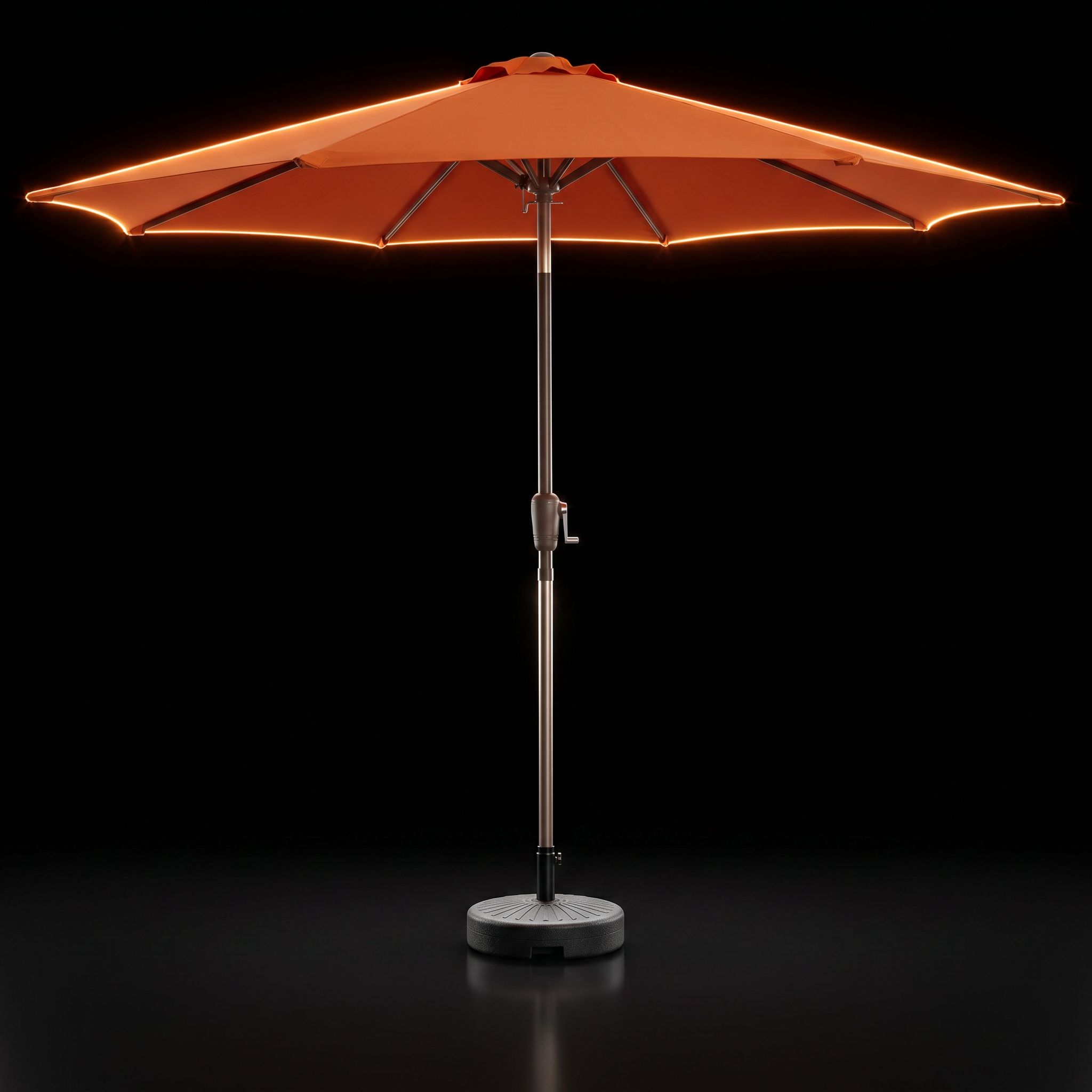 Heavy-Duty Iron Garden Umbrella